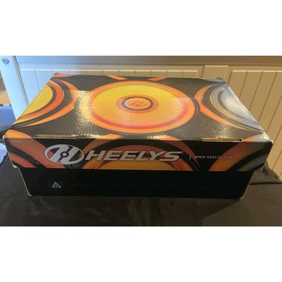 Propel 2.0 - Black/Reggae HEELYS Wheeled Sneaker - Youth/Mens Sz 7 - New In Box - Picture 8 of 8